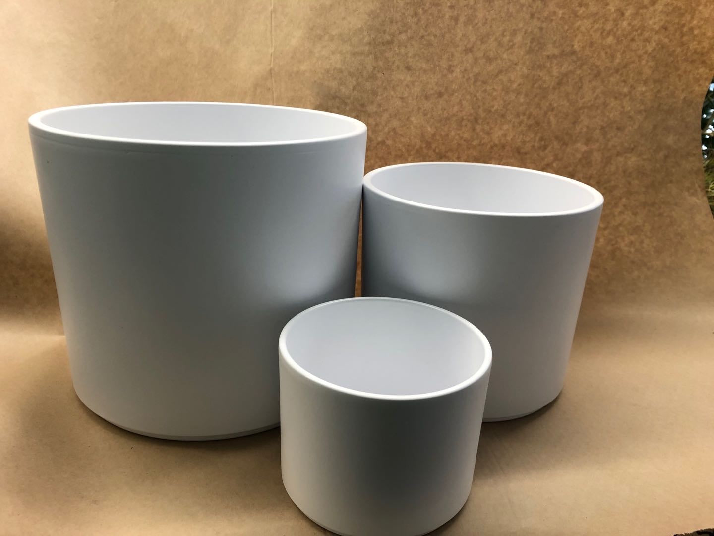 Pillar Pot (matte white)