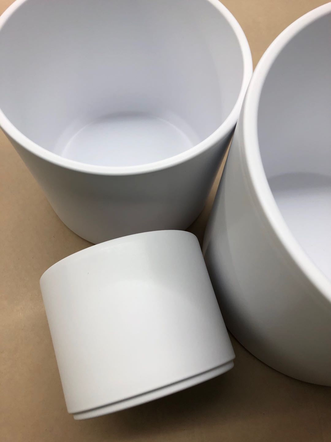 Pillar Pot (matte white)